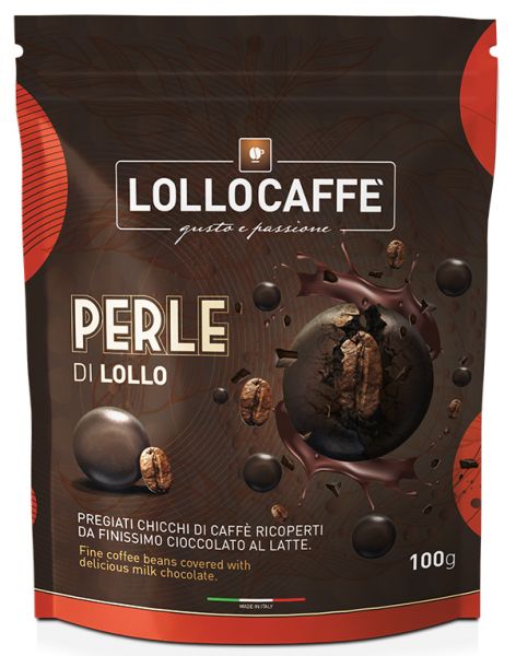 Lollo Caffè | Perle di Lollo Schokobohnen | 100g